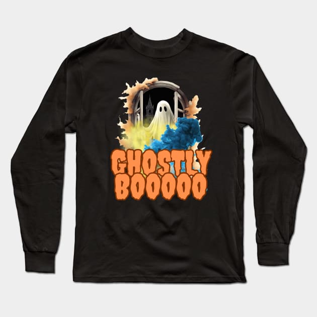 ghostly Long Sleeve T-Shirt by sirazgar